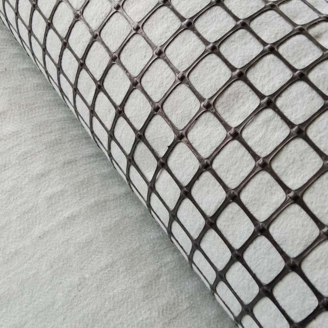 Полиэфирная нить Иглопробивной нетканый геотекстиль Композитная георешетка 