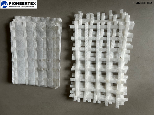 Сварная георешетка из полипропилена для фундамента из мягкой почвы