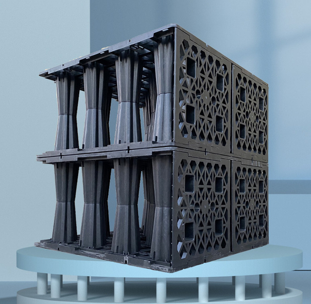 Модульные ячейки подземных дренажных колодцев и колодцев из полипропилена